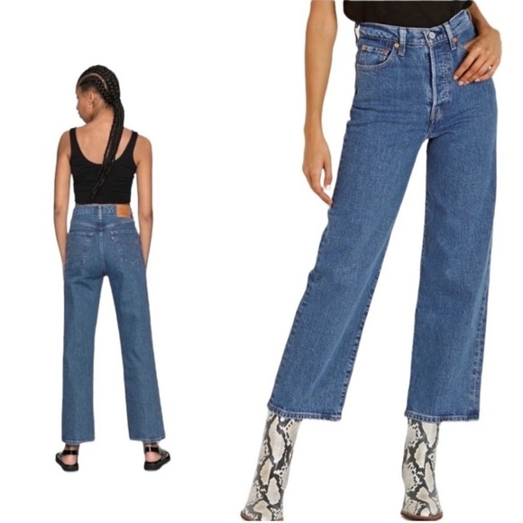 Levi rib cage size 32 button fly bootcut jeans - Picture 13 of 13